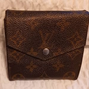 Louis Vuitton Monogram Double Snap Trifold Elise Wallet 🌟 host pick 🌟